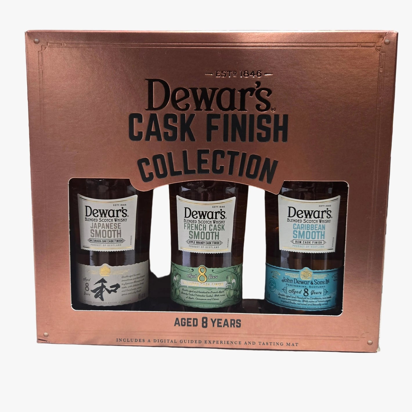 Dewars Cask Finish Collection 3Pk 375ml Gift Set