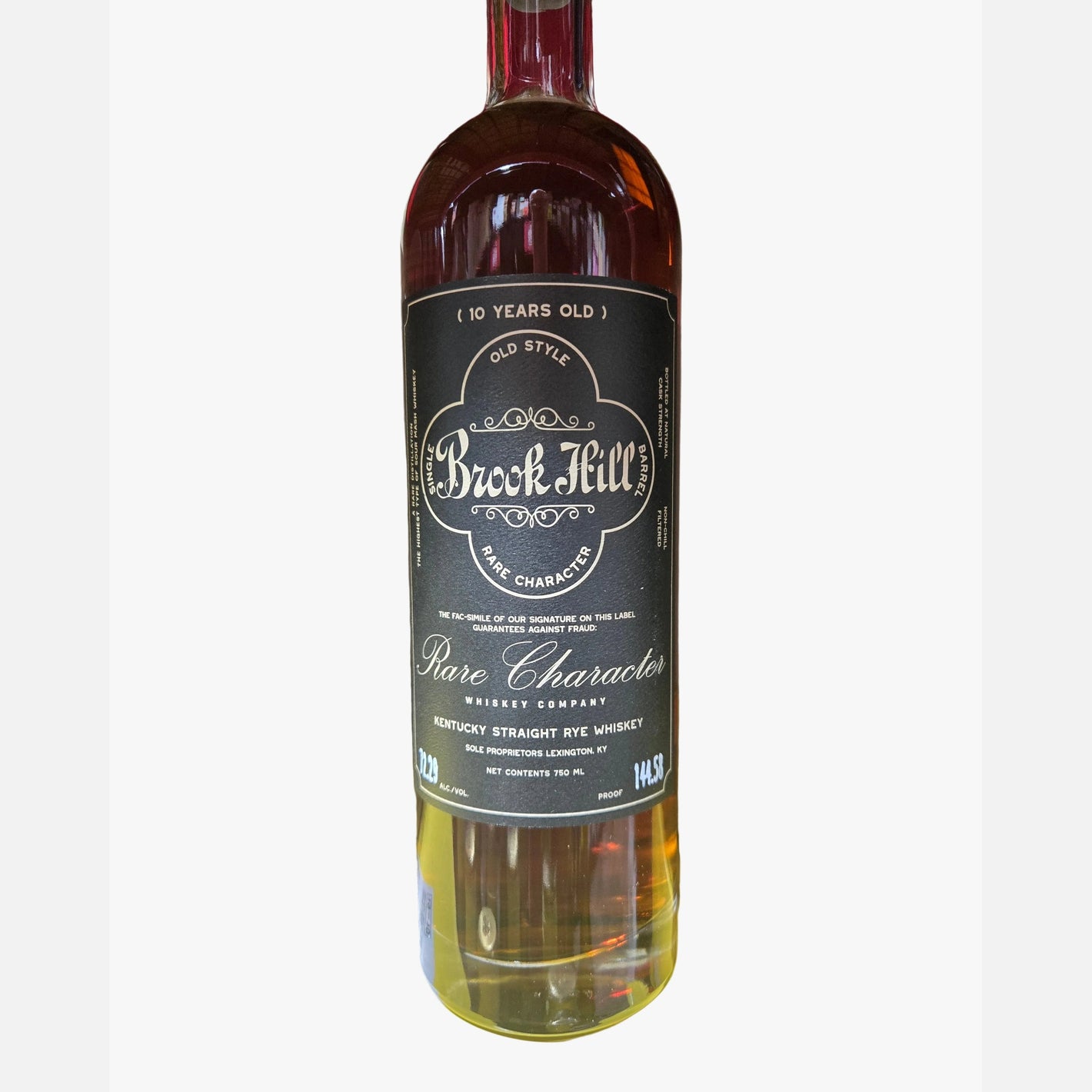 Rare Character Brook Hill 10yr Rye Rampage
