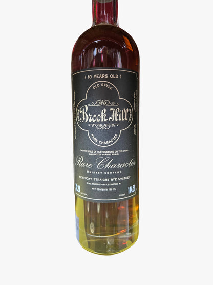 Rare Character Brook Hill 10yr Rye Rampage