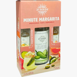 21 Seeds Cucumber Jalapeno Tequila Giftset w/2 50ml
