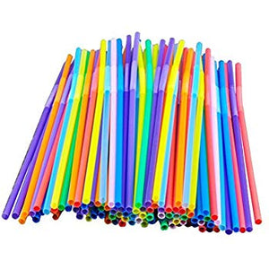 Kolorae Jumbo Flex Straws 100Ct