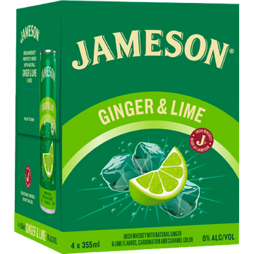 Jameson Ginger & Lime 4pk
