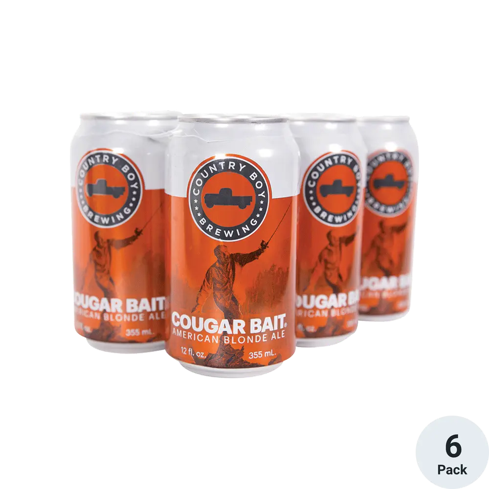 Country Boy Cougar Bait Blonde Ale  6pk Cn