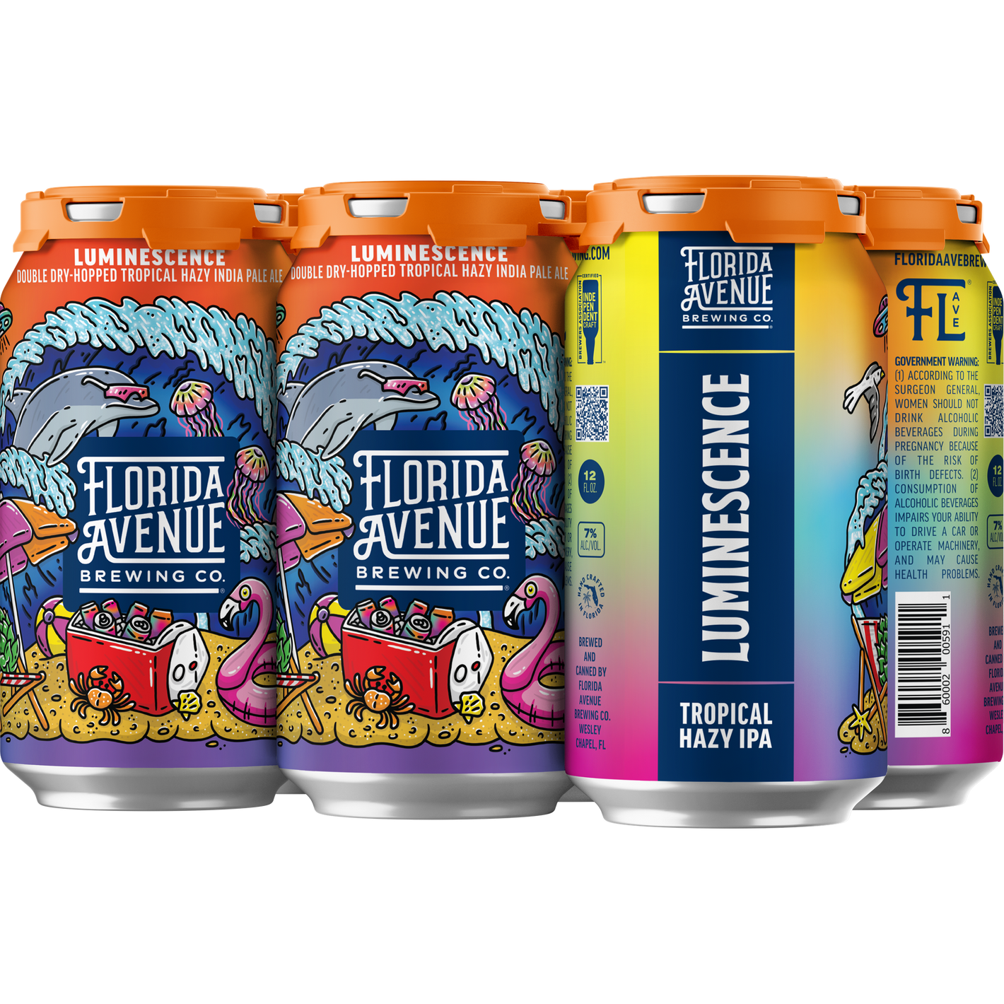 Florida Ave Luminescence Hazy IPA  6pk Cn