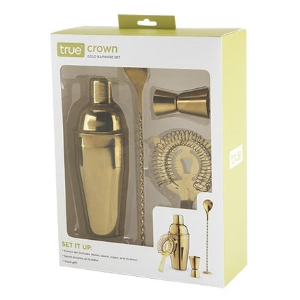 True Gold Barware Set