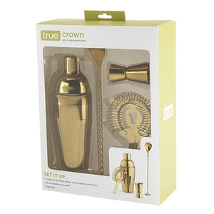 True Gold Barware Set