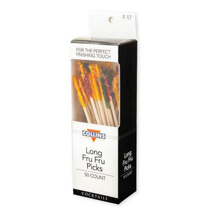 Collins Cocktail Pics Fru Fru 40Ct