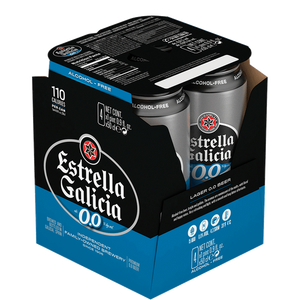 Estrella Galicia 0.0  4pk Cn