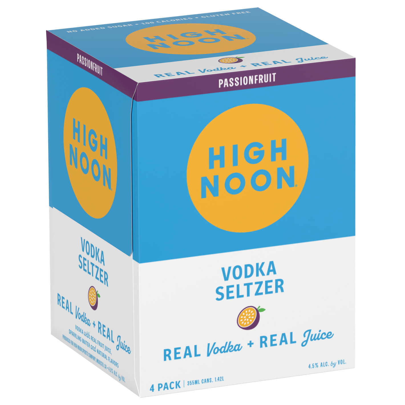 High Noon Hard Seltzer Passion Fruit  12oz Can