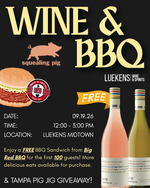 FREE: Wine &amp; BBQ Event with Squealing Pig Wines