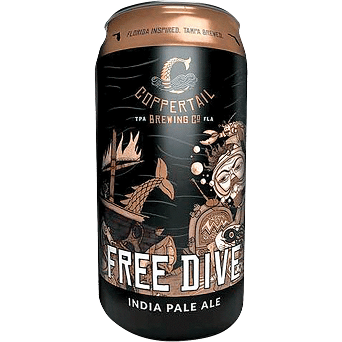 Coppertail Free Dive IPA  4pk Cn