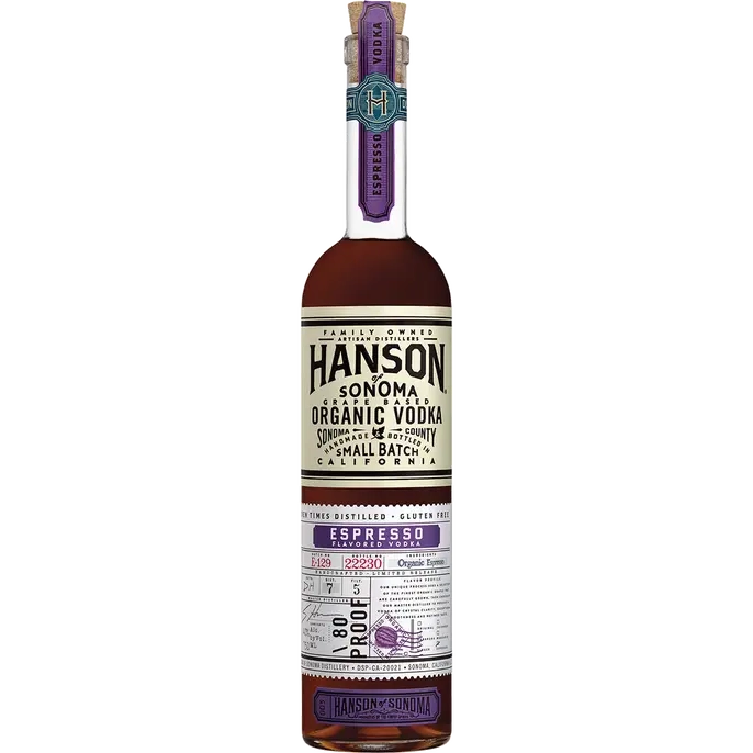 Hanson of Sonoma Organic Espresso Vodka