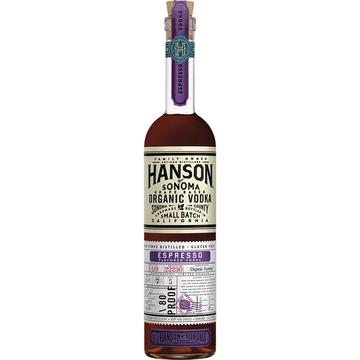 Hanson of Sonoma Organic Espresso Vodka