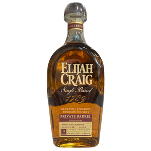 Elijah Craig Single Private Barrel Select