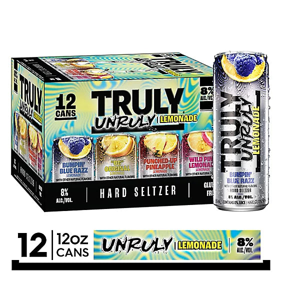 Truly Unruly Lemonade Variety  12pk Cn