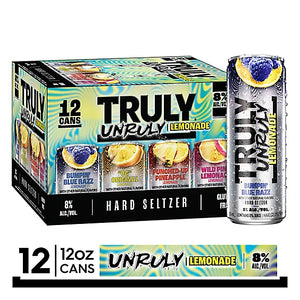Truly Unruly Lemonade Variety  12pk Cn