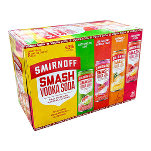 Smirnoff Smash Vodka Soda Variety  8pk Cn
