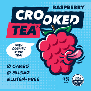 Crooked Raspberry Tea  8pk Cn