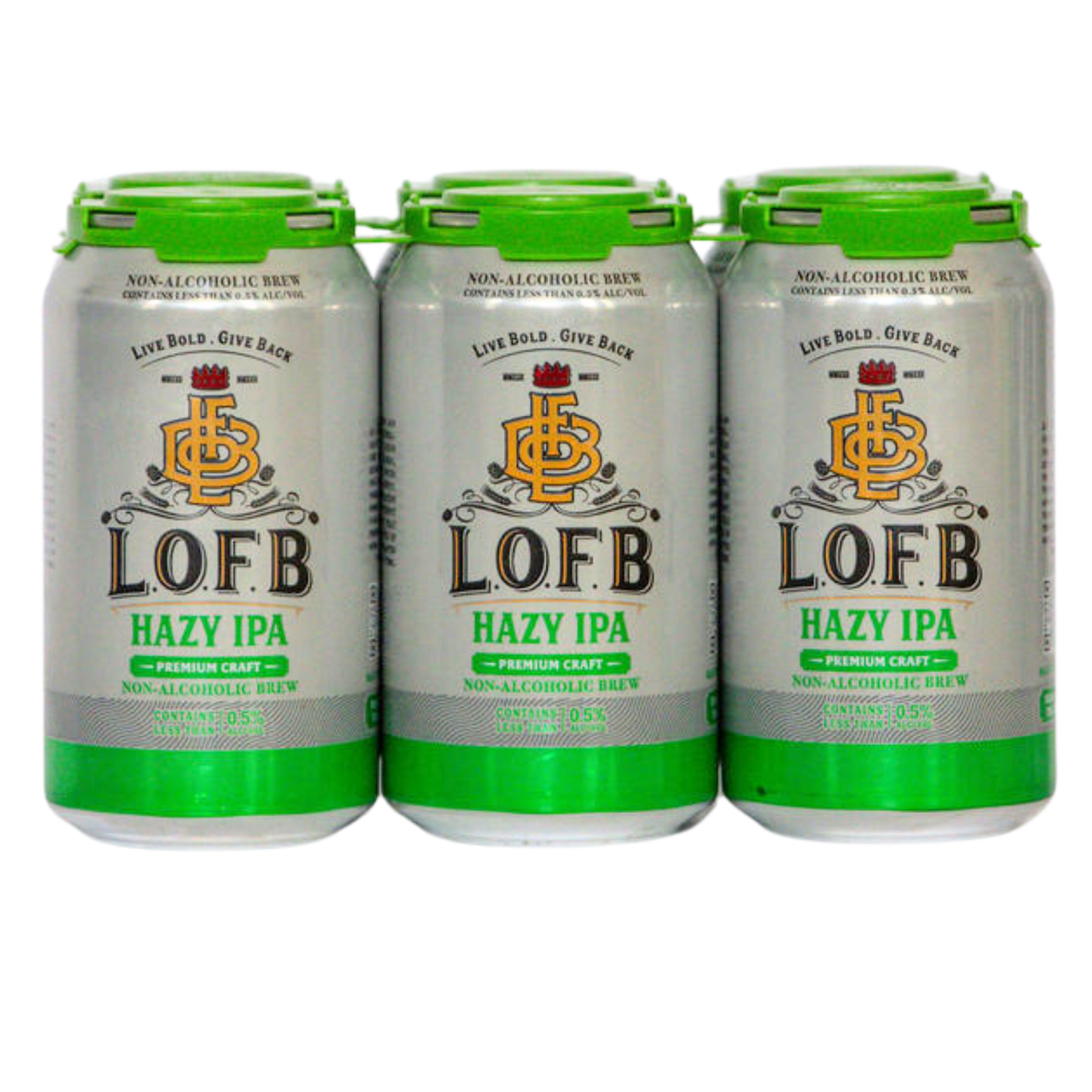 LOFB Hazy IPA N.A.  6pk Cn
