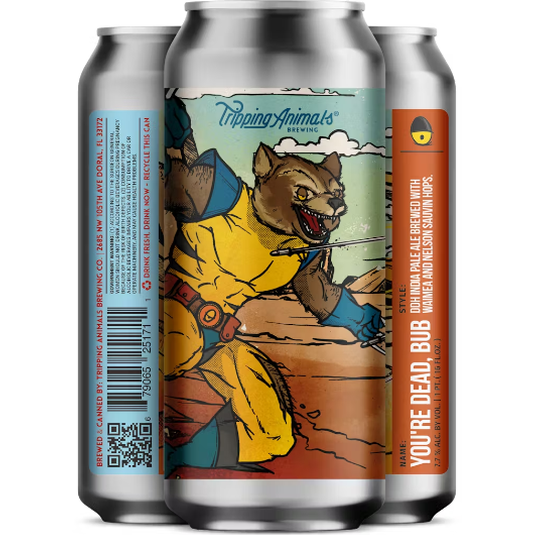 Tripping Animals You're Dead Bub IPA  4pk Cn