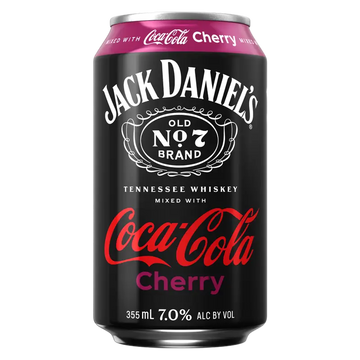 Jack Daniels & Coca Cola Cherry 4pk Can