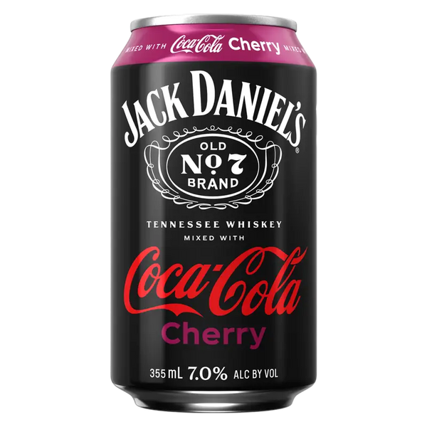 Jack Daniels & Coca Cola Cherry 4pk Can