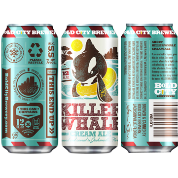 Bold City Killer Whale Cream Ale  6pk Cn