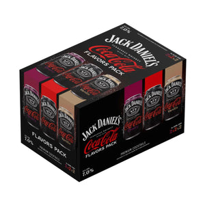 Jack Daniels & Coca Cola Flavors Pack 6pk Can