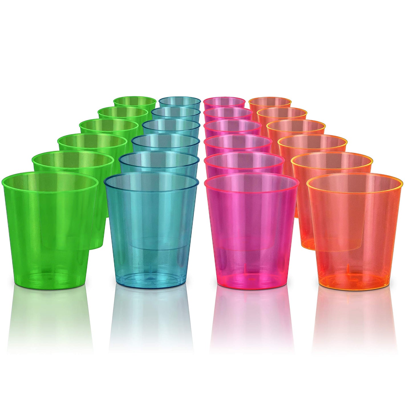 True Neon Shot Glass 2oz 60pk