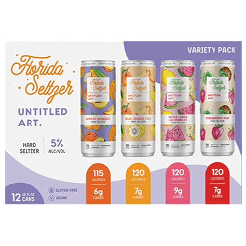 Untitled Art Florida Seltzer Variety  12pk Cn