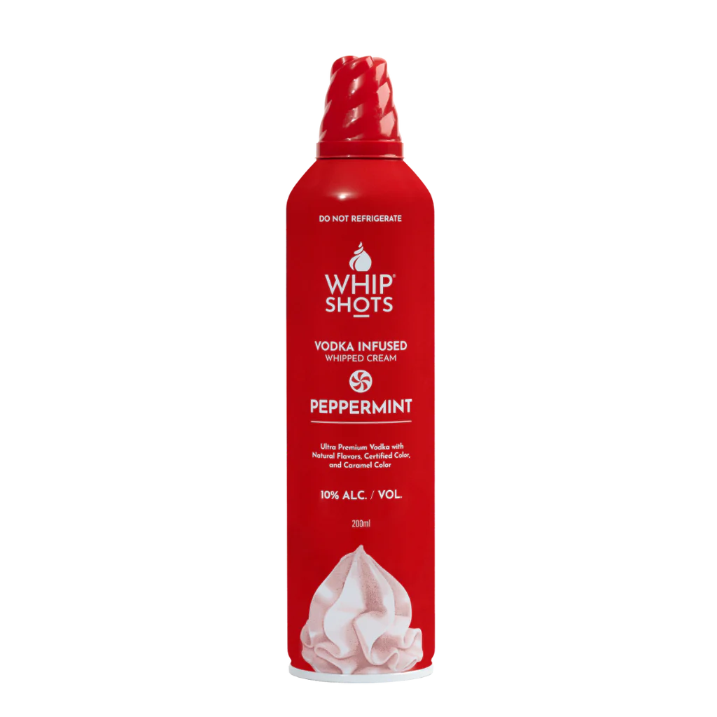 Whip Shots Peppermint Vodka Infused Whipped Cream
