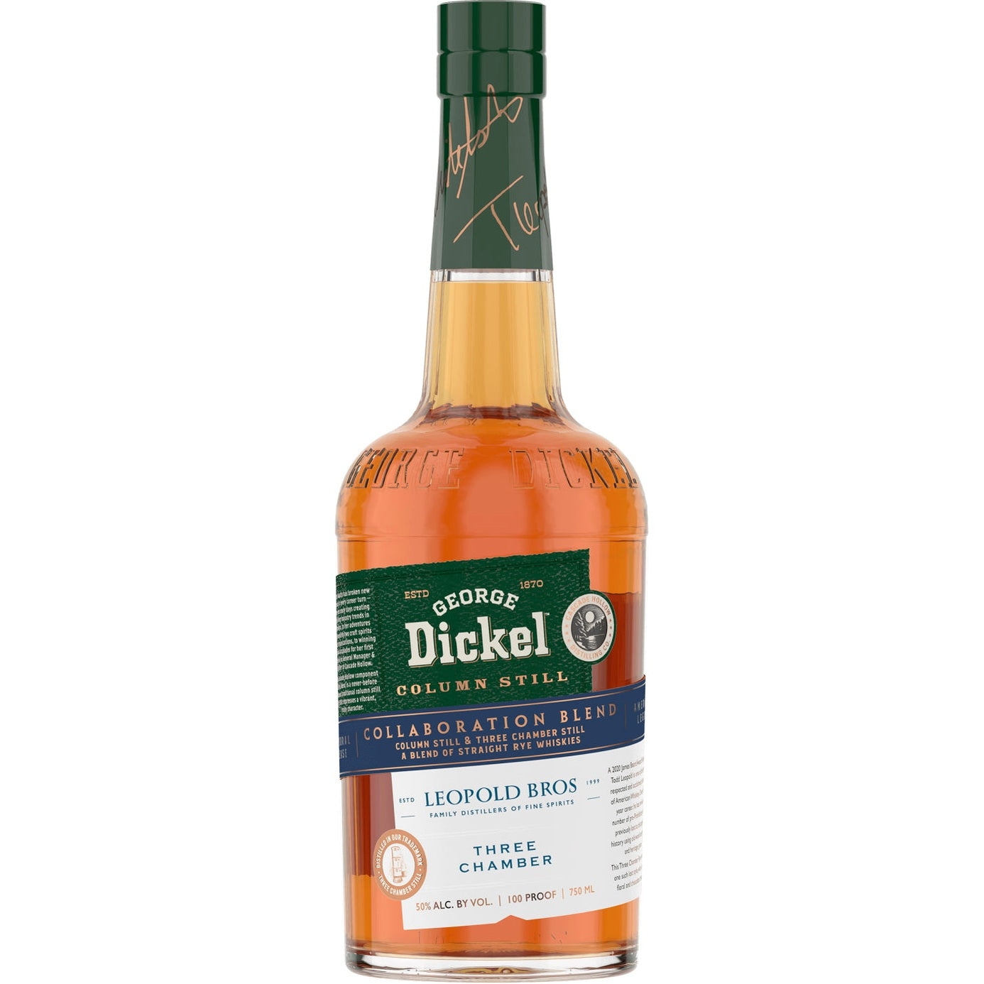 Dickel Leopold Bros Three Chamber Rye