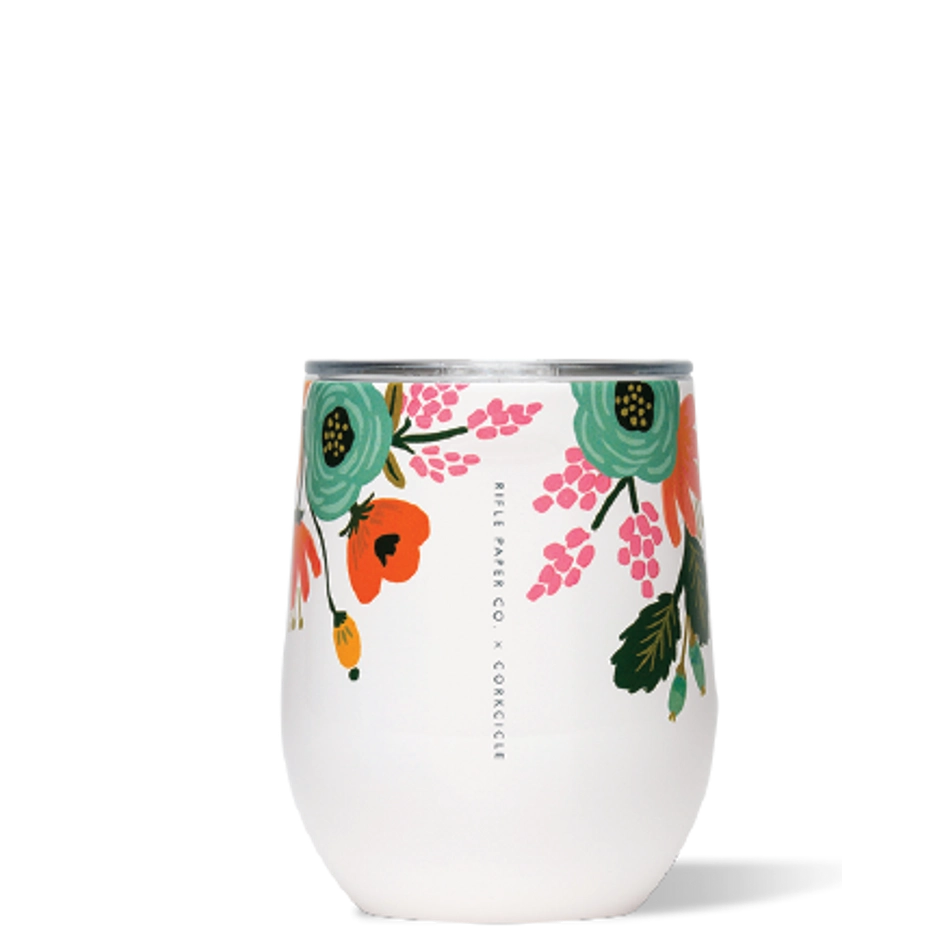 Corkcicle Stemless Rifle Paper Lively Floral 12oz