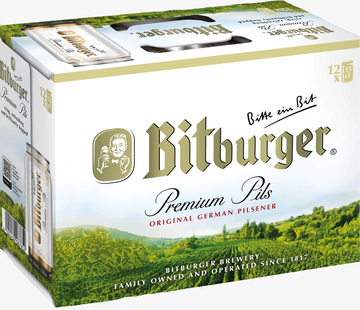 Bitburger Pilsner 11.2oz