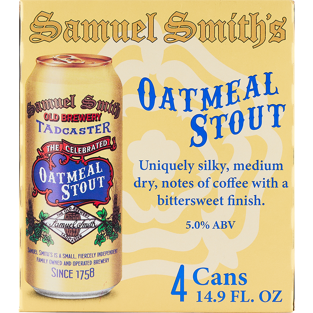 Samuel Smith Oatmeal Stout  4pk Cn