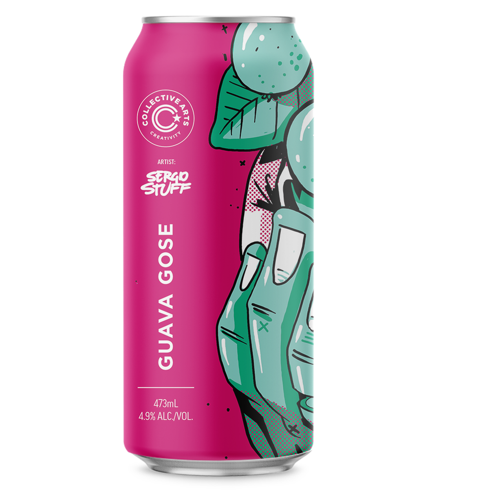 Collective Arts Guava Gose  4pk Cn