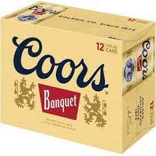 Coors Banquet  12pk Cn