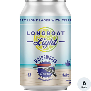 Motorworks Longboat Light Citrus Lager  6pk Cn