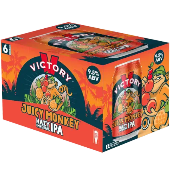 Victory Juicy Monkey Hazy IPA  6pk Cn