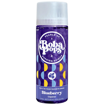Boba Pops Blueberry Cocktail
