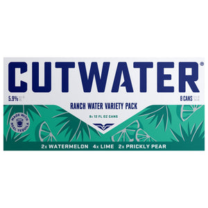 Cutwater Ranch Water Variety  8pk Cn