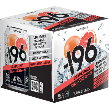 196 Grapefruit Vodka Setlzer   Cns