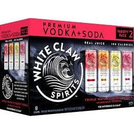 White Claw #2 Vodka Soda Variety  8pk Cn