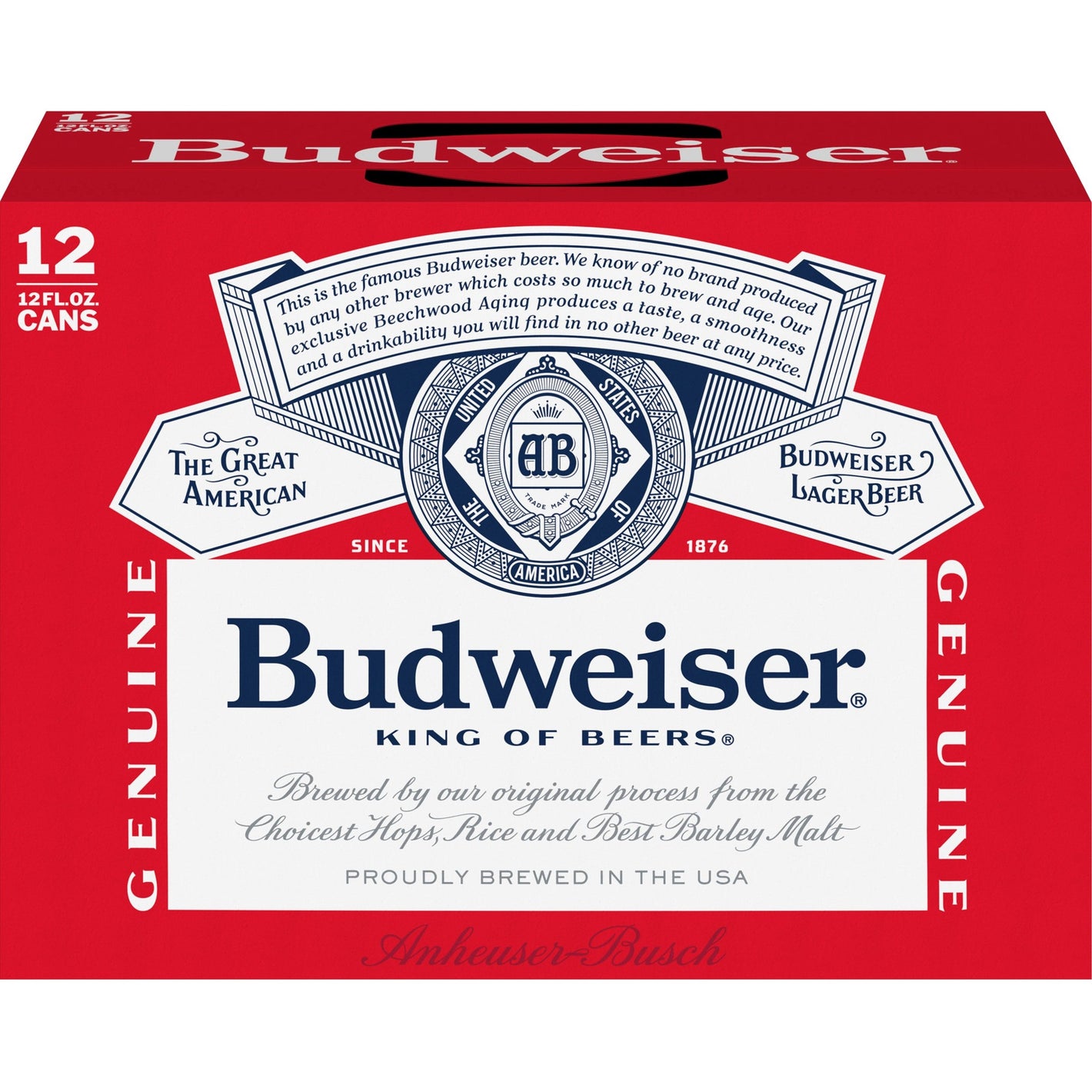 Budweiser  12pk Cn