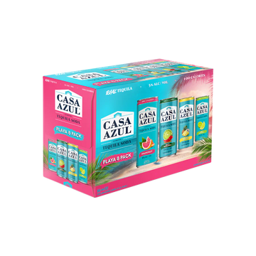 Casa Azul Playa Pack Tequila Soda 8pk Cns