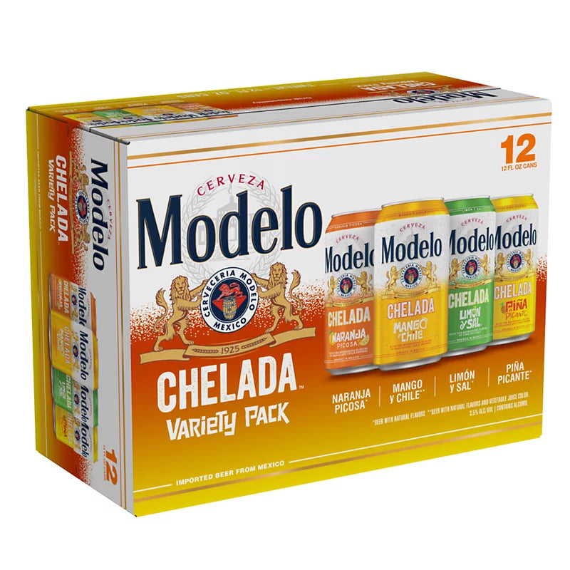 Modelo Chelada Variety  12pk Cn