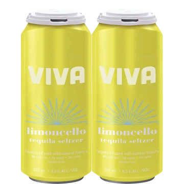 Viva Lemoncello Tequila Seltzer  Can