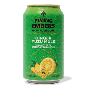 Flying Embers Ginger Yuzu Mule Hard Kombucha  6pk Cn