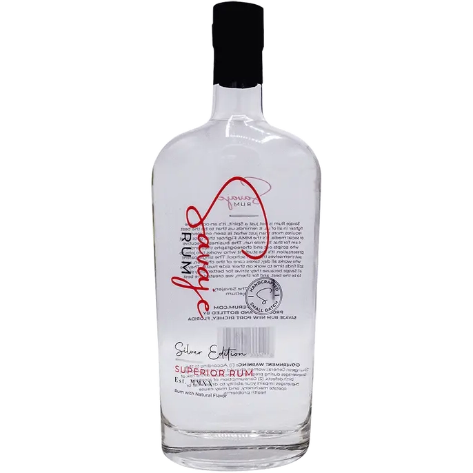Savaje Rum Silver Edition