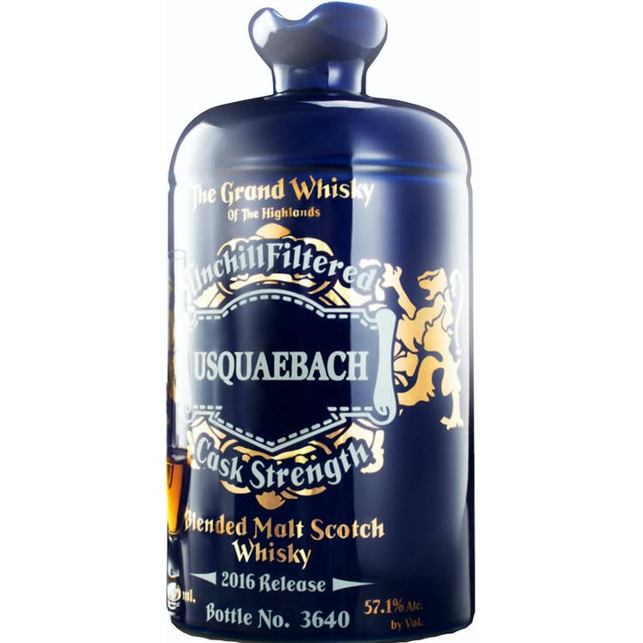 Usquaebach Cask Strength Blue Scotch Whisky